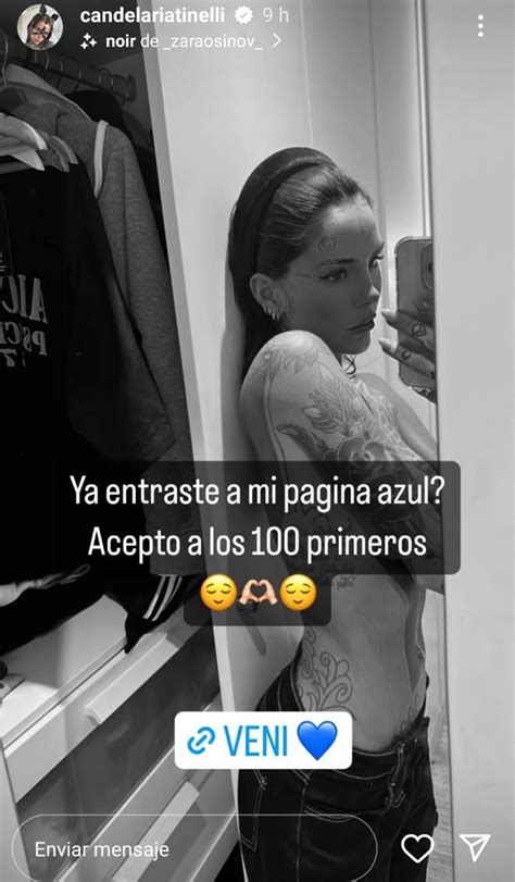 Cande Tinelli lanzó descuento en Only Fans: cuánto。